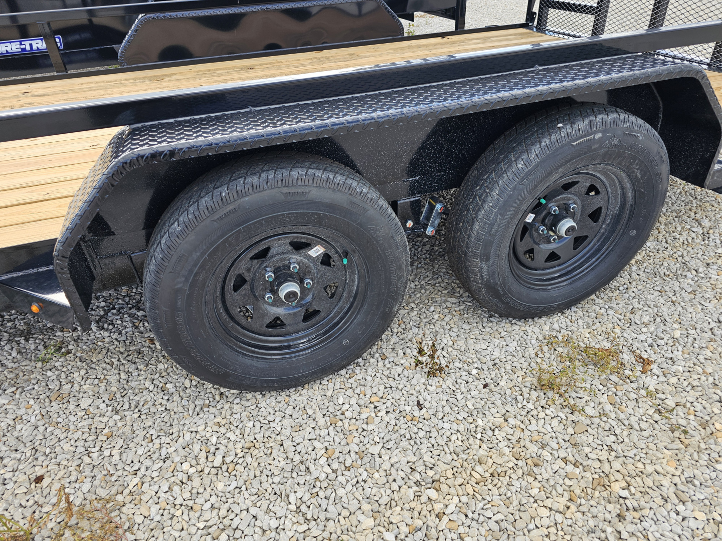 New 2025 Sure-Trac 7' x 16' 7K Tube Top Utility Trailer