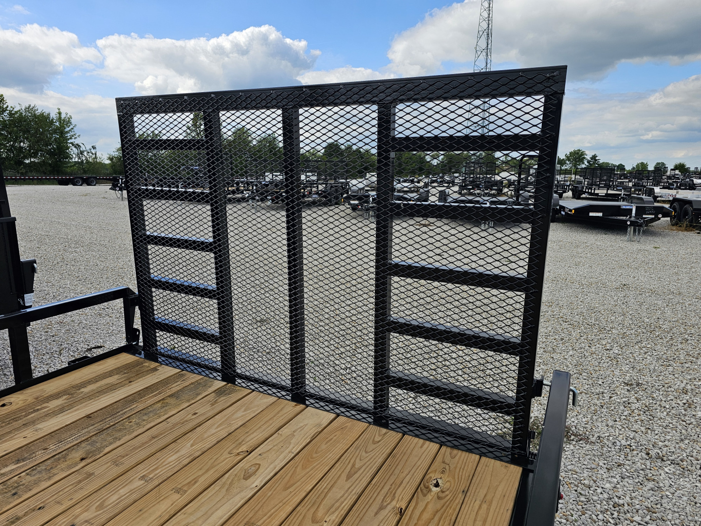 New 2025 Sure-Trac 7' x 16' 7K Tube Top Utility Trailer