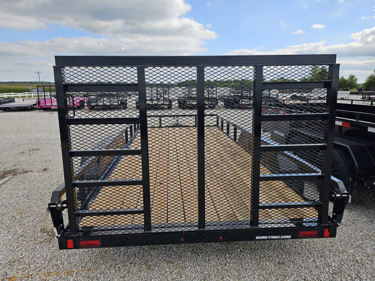 New 2025 Sure-Trac 7' x 16' 7K Tube Top Utility Trailer