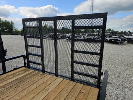 New 2025 Sure-Trac 7' x 16' 7K Tube Top Utility Trailer