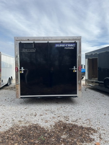 New 2026 Sure-Trac 8.5' x 20' 10K Pro Series Enclosed Wedge Car Hauler Trailer
