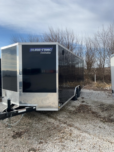 New 2026 Sure-Trac 8.5' x 20' 10K Pro Series Enclosed Wedge Car Hauler Trailer