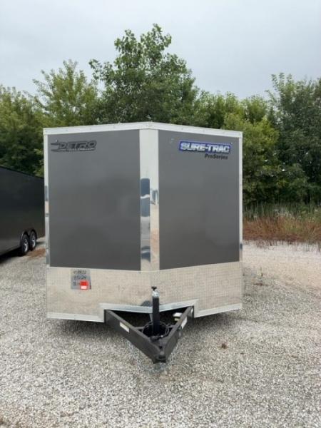 New 2026 Sure-Trac 8.5' x 24' 10K Pro Series Enclosed Wedge Car Hauler Trailer