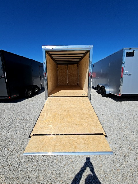 New 2026 Sure-Trac 7' x 16' 7K Pro Series Enclosed Wedge Cargo Trailer