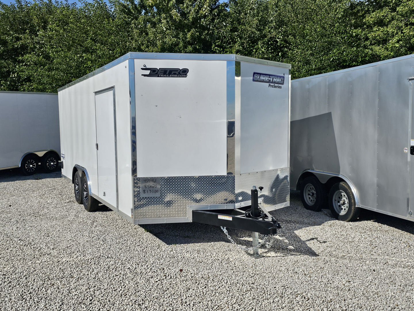 New 2026 Sure-Trac 8.5 x 20 10K Pro Series Enclosed Wedge Car Hauler Trailer