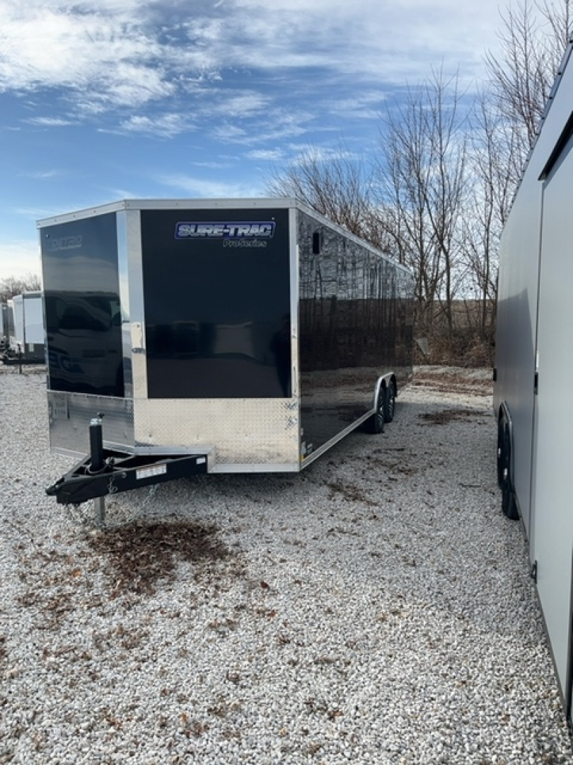 New 2026 Sure-Trac 8.5 x 24 10K Pro Series Enclosed Wedge Car Hauler