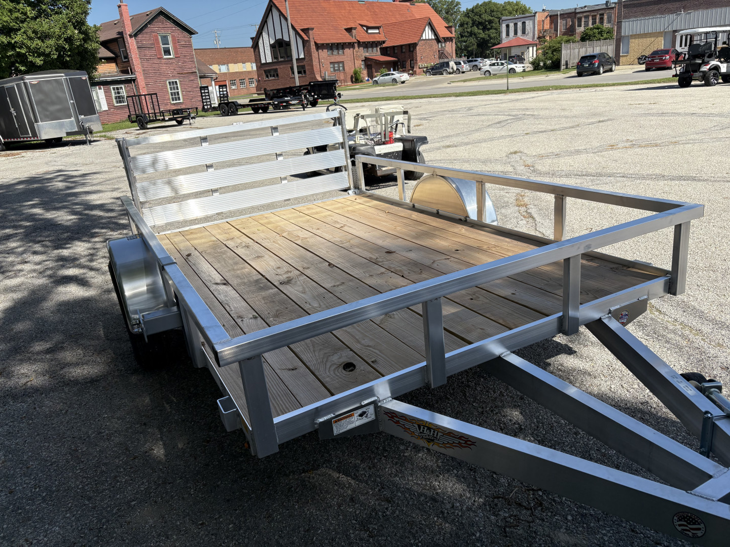 New 2025 H&H Trailers Utility Rail Utility Trailer