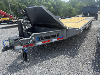 New 2025 Diamond C DET210 Tilt Trailer 102X26’ 23K G.V.W.R. 20’ TILT 6’ STATIONARY DECK
