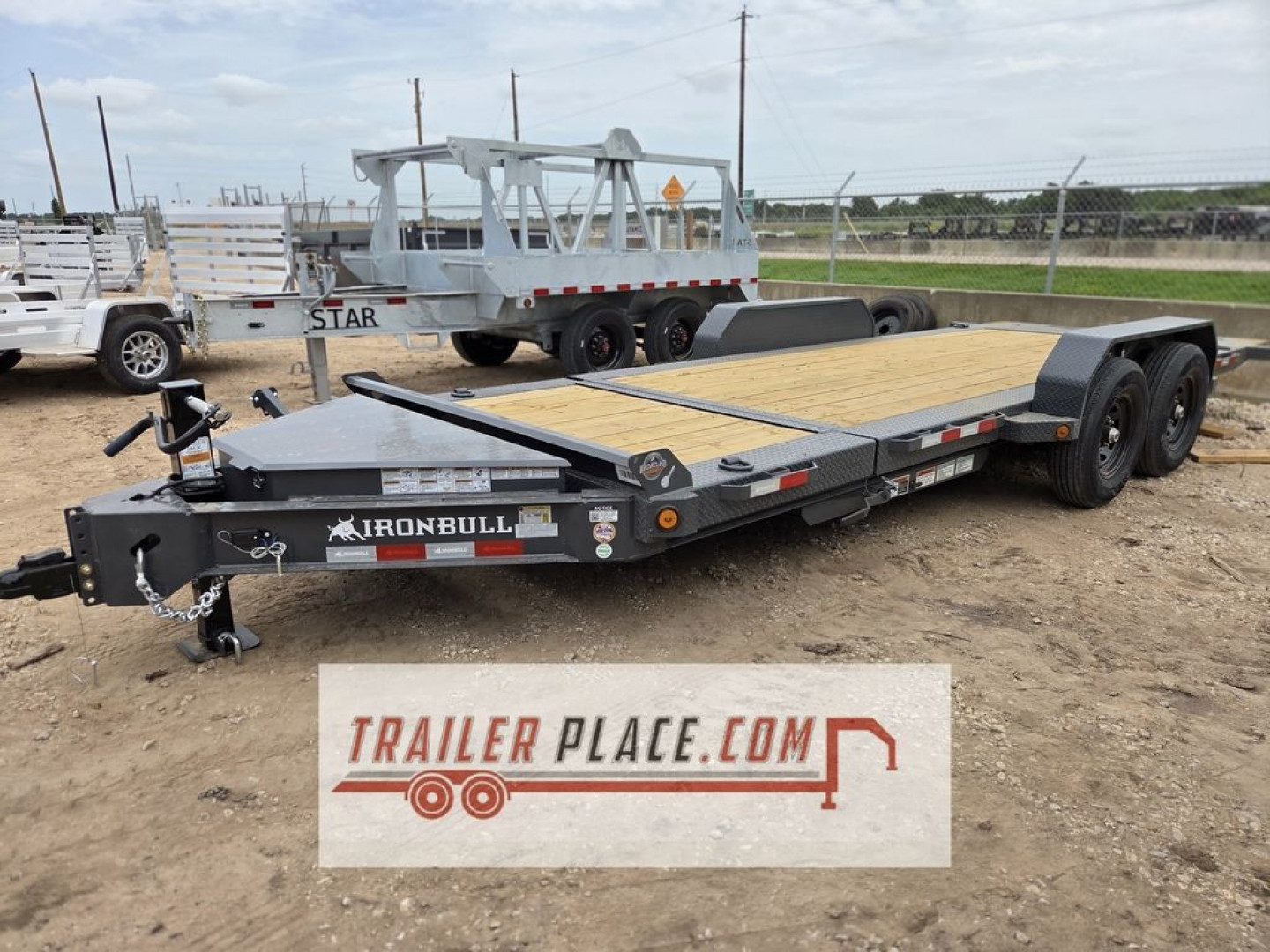 New 2026 IRON BULL 83"X20' 14K TWB TILT TRAILER
