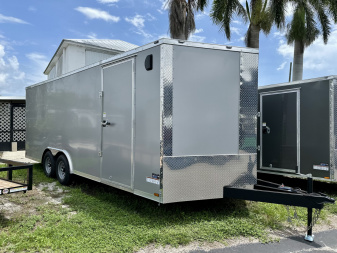 New 2026 Anvil 8.5X20 TA 10K SILVER LONGER TONGUE Car / Racing Trailer