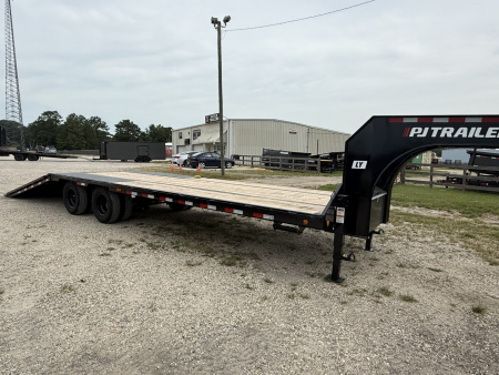 New 2026 PJ Trailers LY 32' HYDRAULIC DOVETAIL Flatbed Trailer