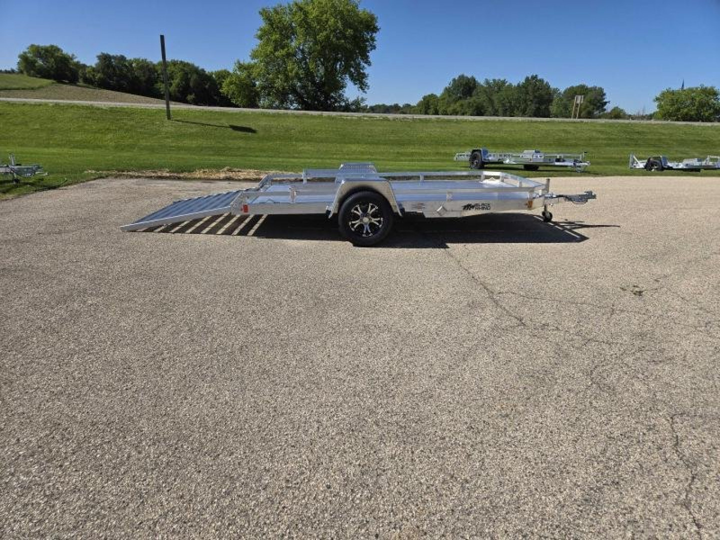New 2026 Black Rhino *INCOMING* Aluminum 81"x12' LPS8112A Low Profile ATV Trailer
