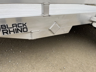 New 2026 Black Rhino *INCOMING* Aluminum 81"x12' Low Profile LPS8112A w/ Bi-Fold Gate ATV Trailer