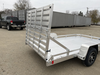 New 2026 Black Rhino *INCOMING* Aluminum 81"x12' Low Profile LPS8112A w/ Bi-Fold Gate ATV Trailer
