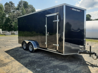 New 2025 Weberlane 16'x7' Weberlane Enclosed Tandem Steel Cargo / Enclosed Trailer