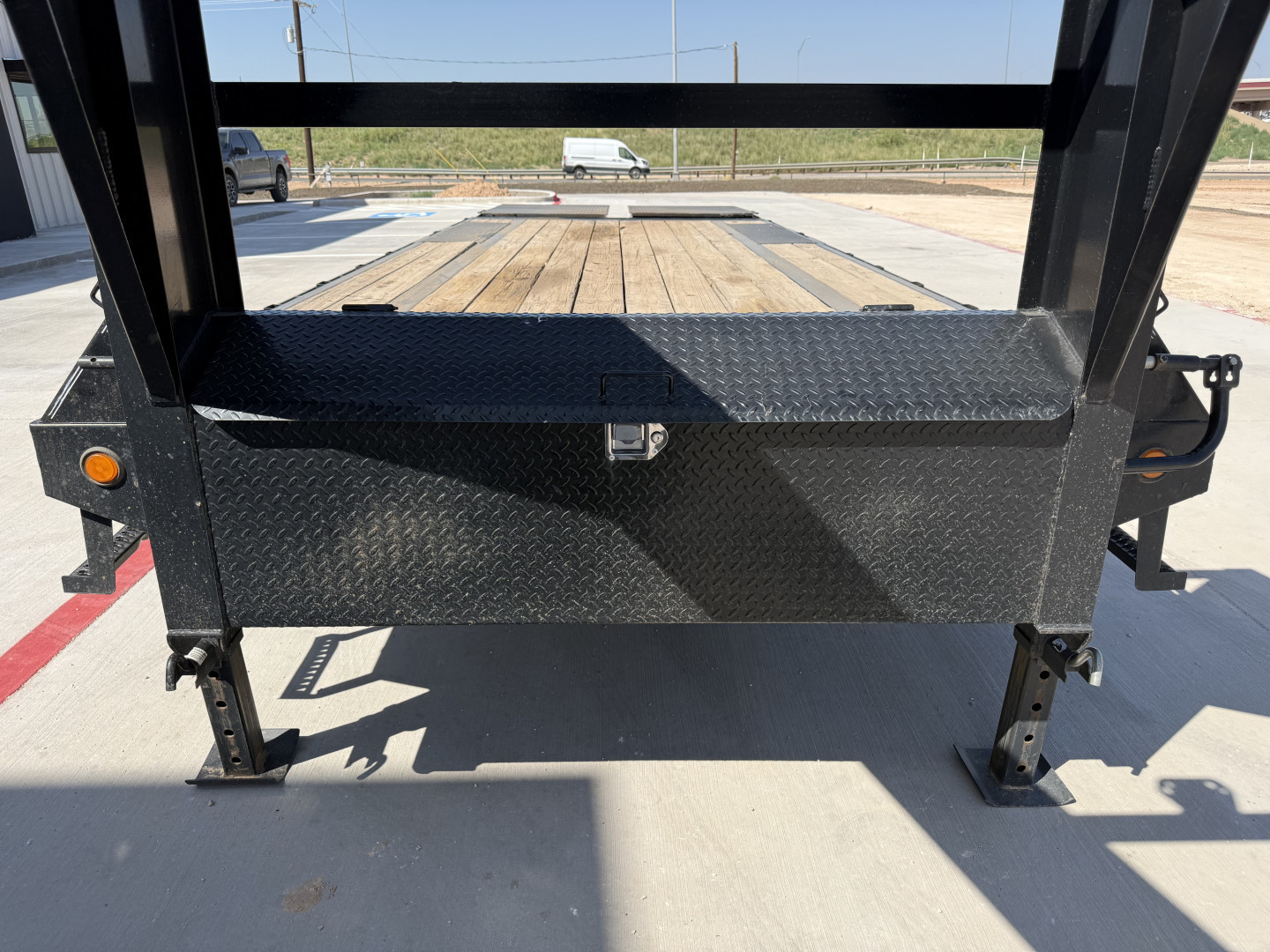 Used PJ Trailers 102"x25' Low Pro Flatdeck w/ Singles- LS