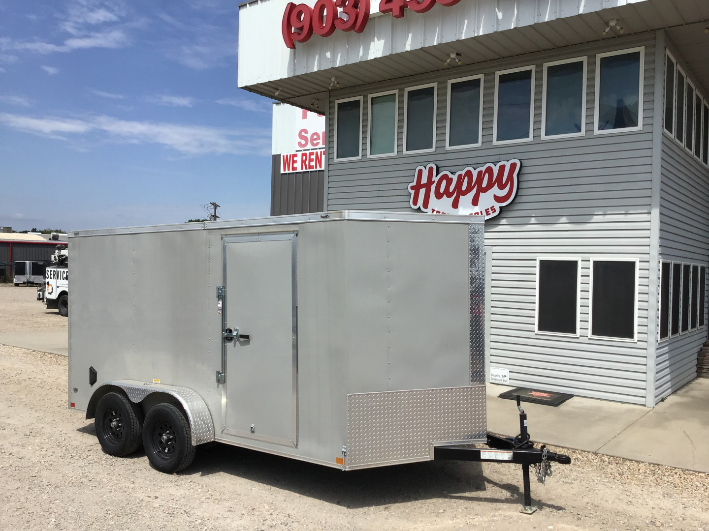 Used Stallion 7'x14' Enclosed Cargo Trailer
