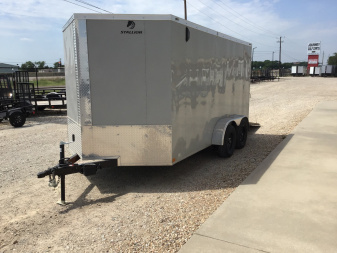 Used Stallion 7'x14' Enclosed Cargo Trailer