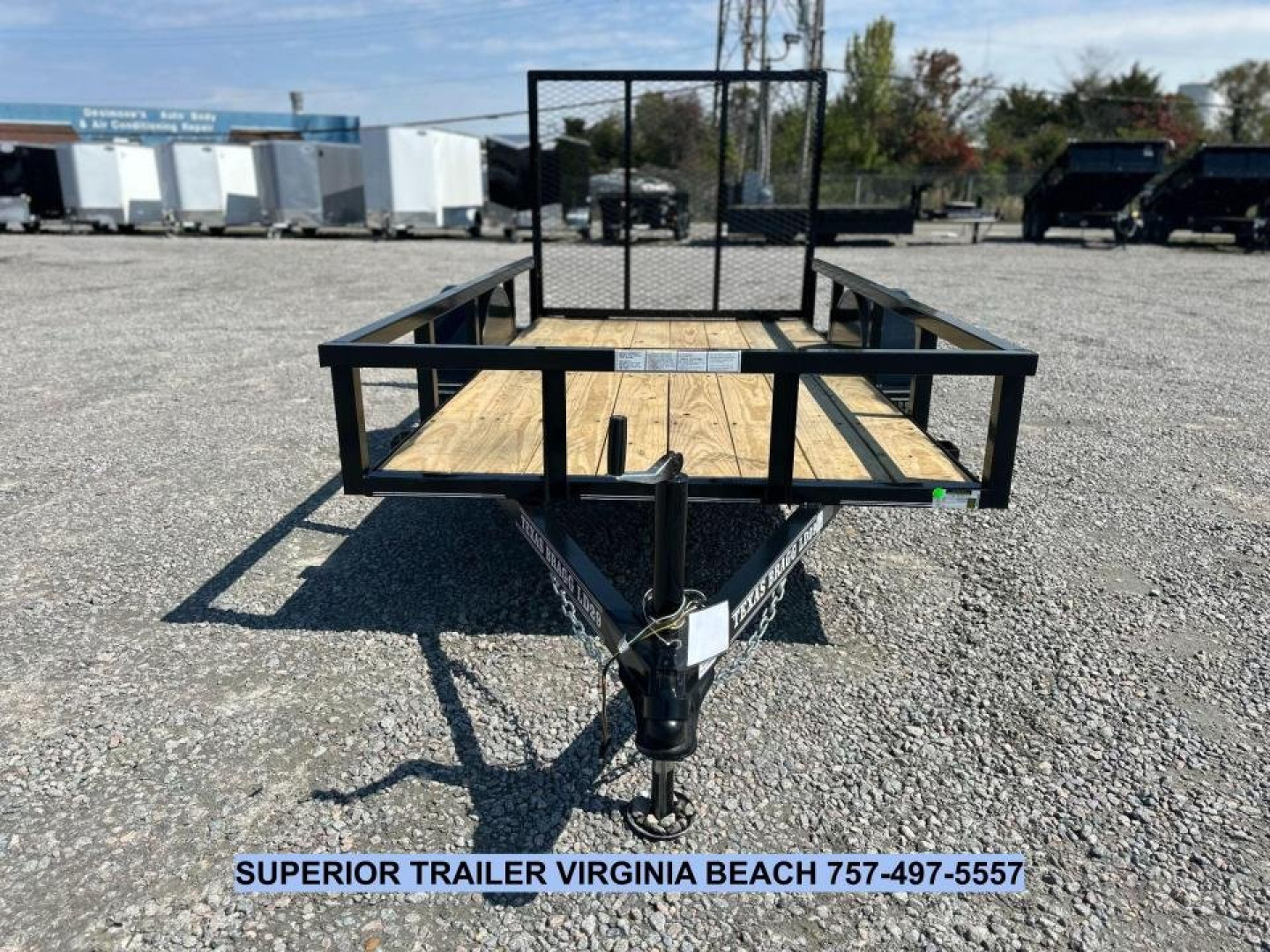 New 2025 TEXAS BRAGG TRAILERS 5x10LD w/ Gate Utility Trailer