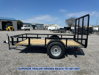 New 2025 TEXAS BRAGG TRAILERS 5x10LD w/ Gate Utility Trailer