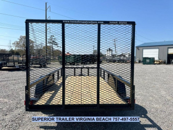 New 2025 TEXAS BRAGG TRAILERS 5x10LD w/ Gate Utility Trailer