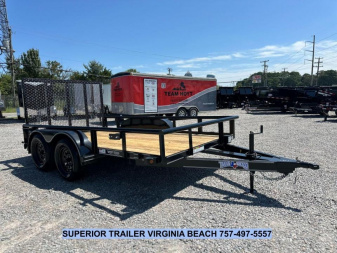 New 2025 Texas Bragg Trailers 12P w/ Gate Utility Trailer