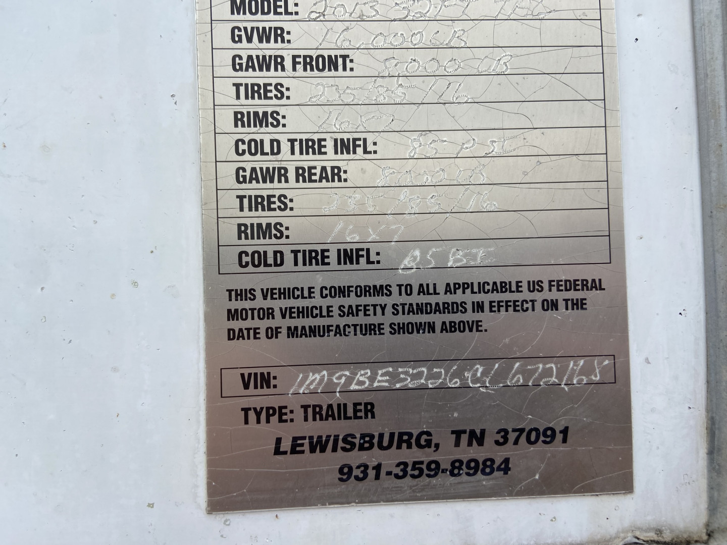 Used 32' Race Trailer