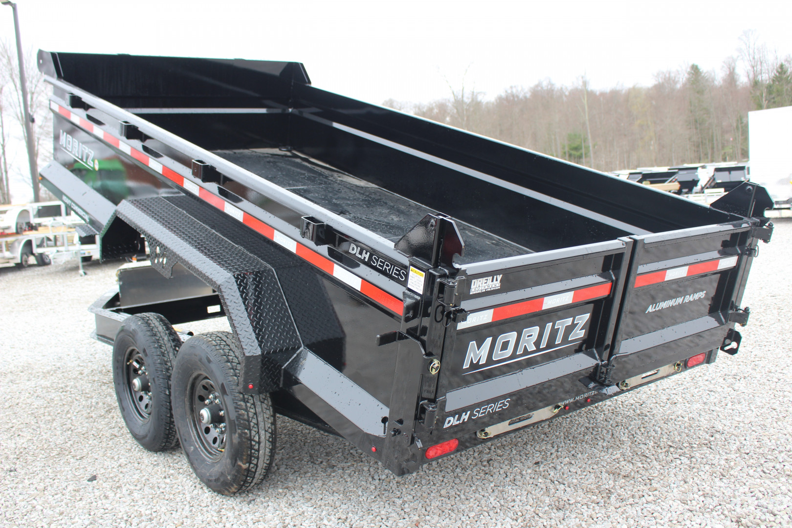 New 2025 Moritz 6' 10" x 14' Heavy Commercial DLH Series Dump Trailer - 14000# GVW