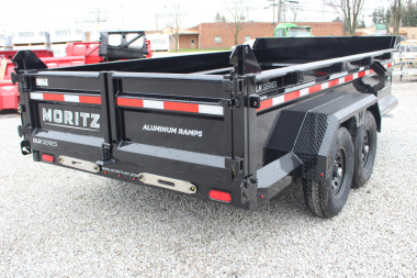 New 2025 Moritz 6' 10" x 14' Heavy Commercial DLH Series Dump Trailer - 14000# GVW