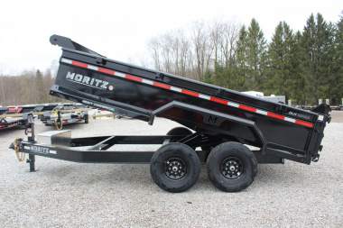 New 2025 Moritz 6' 10" x 14' Heavy Commercial DLH Series Dump Trailer - 14000# GVW