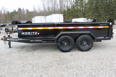 New 2025 Moritz 6' 10" x 14' Heavy Commercial DLH Series Dump Trailer - 14000# GVW