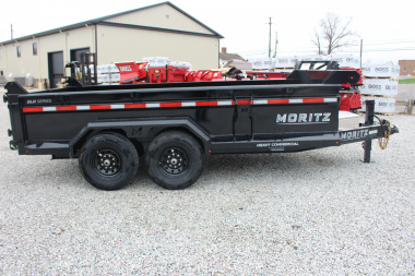 New 2025 Moritz 6' 10" x 14' Heavy Commercial DLH Series Dump Trailer - 14000# GVW