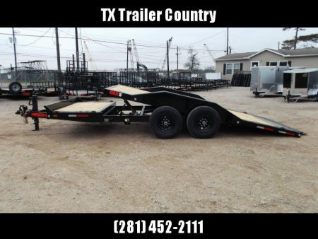 New 2026 MAXX-D 102X20 14K G6X Heavy Duty Gravity Tilt Car Hauler / Equipment Trailer / Knife Edge Rear / 7000# Torsion Axles / Treated Wood Deck / LEDs / Drive Over Fenders