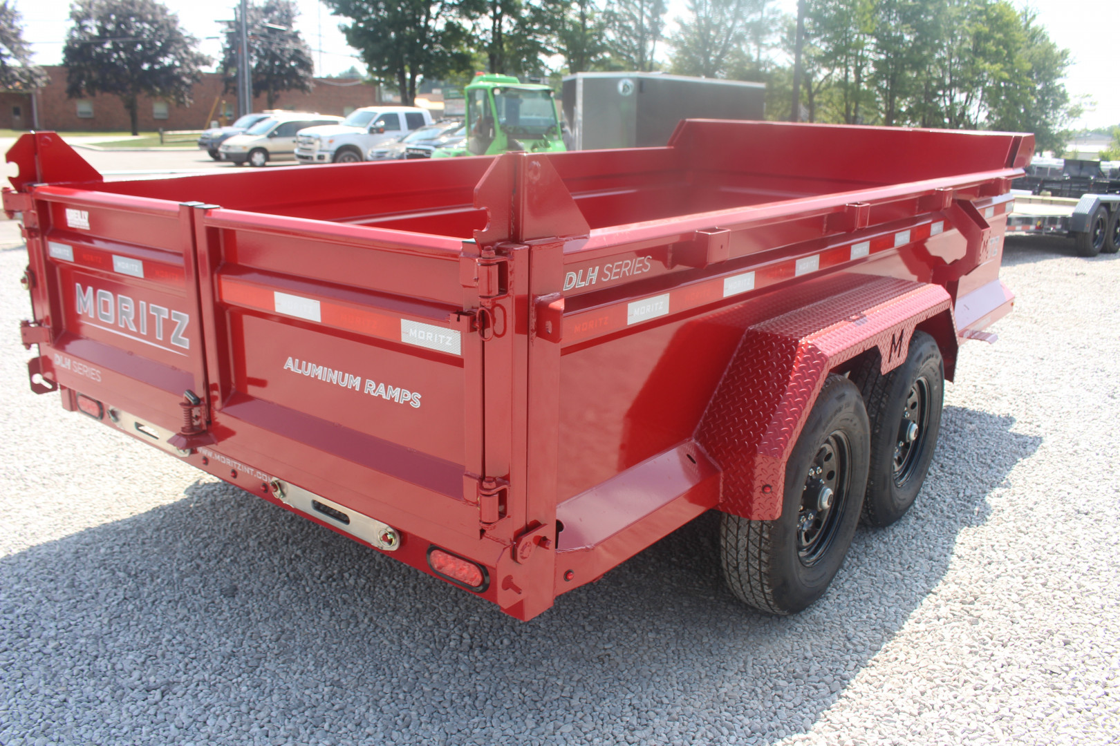 New 2025 Moritz 6' 10" x 14' Heavy Commercial DLH Series Dump Trailer - 14000# GVW