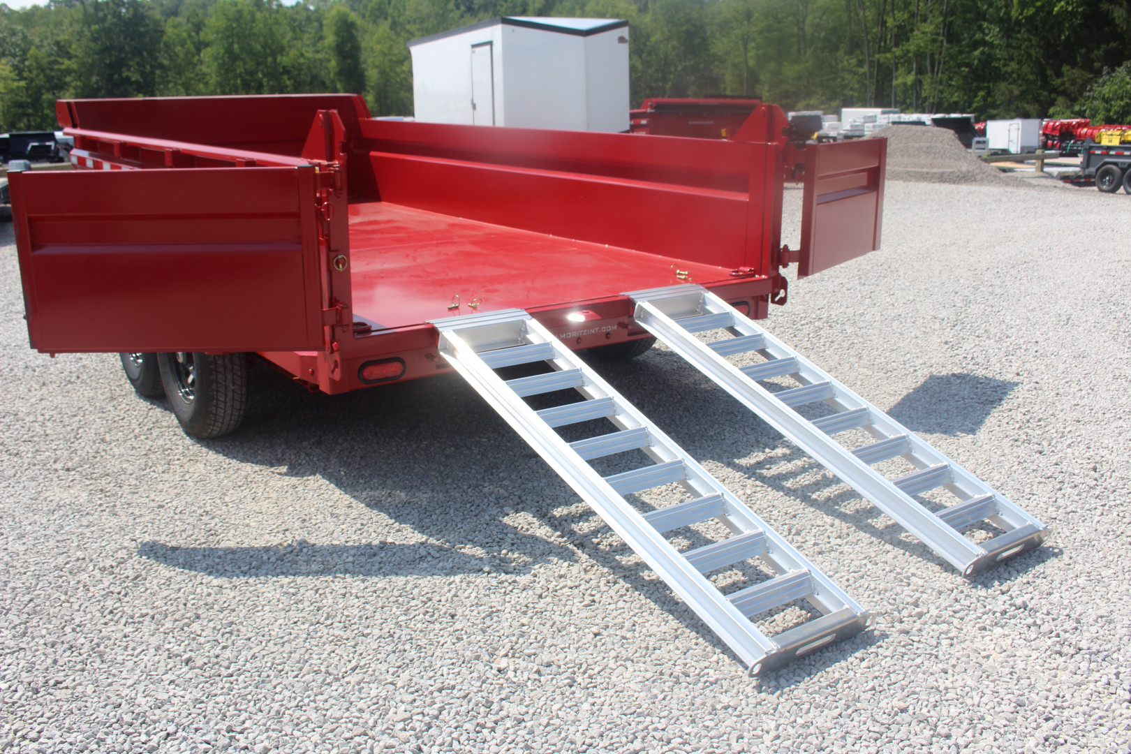 New 2025 Moritz 6' 10" x 14' Heavy Commercial DLH Series Dump Trailer - 14000# GVW