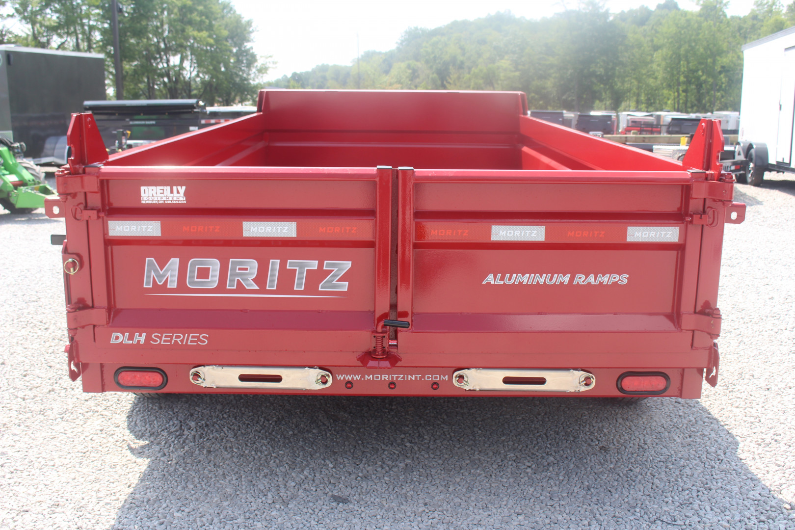 New 2025 Moritz 6' 10" x 14' Heavy Commercial DLH Series Dump Trailer - 14000# GVW