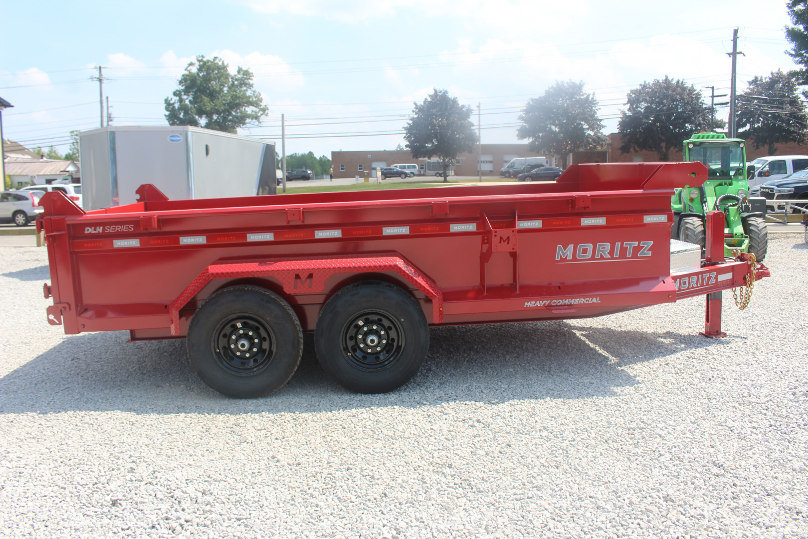 New 2025 Moritz 6' 10" x 14' Heavy Commercial DLH Series Dump Trailer - 14000# GVW