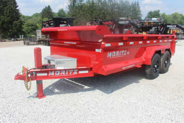 New 2025 Moritz 6' 10  x 14' Heavy Commercial DLH Series Dump Trailer - 14000# GVW