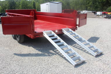 New 2025 Moritz 6' 10" x 14' Heavy Commercial DLH Series Dump Trailer - 14000# GVW