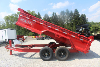 New 2025 Moritz 6' 10" x 14' Heavy Commercial DLH Series Dump Trailer - 14000# GVW