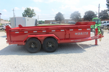 New 2025 Moritz 6' 10" x 14' Heavy Commercial DLH Series Dump Trailer - 14000# GVW