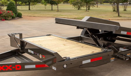 New 2026 MAXX-D 83X22 14K GVWR G6B Gravity Tilt Equipment Hauler / Car Hauler / Powder Coated / 7000# Torsion Axles /(4) D-Rings / 6ft Stationary / Toolbox