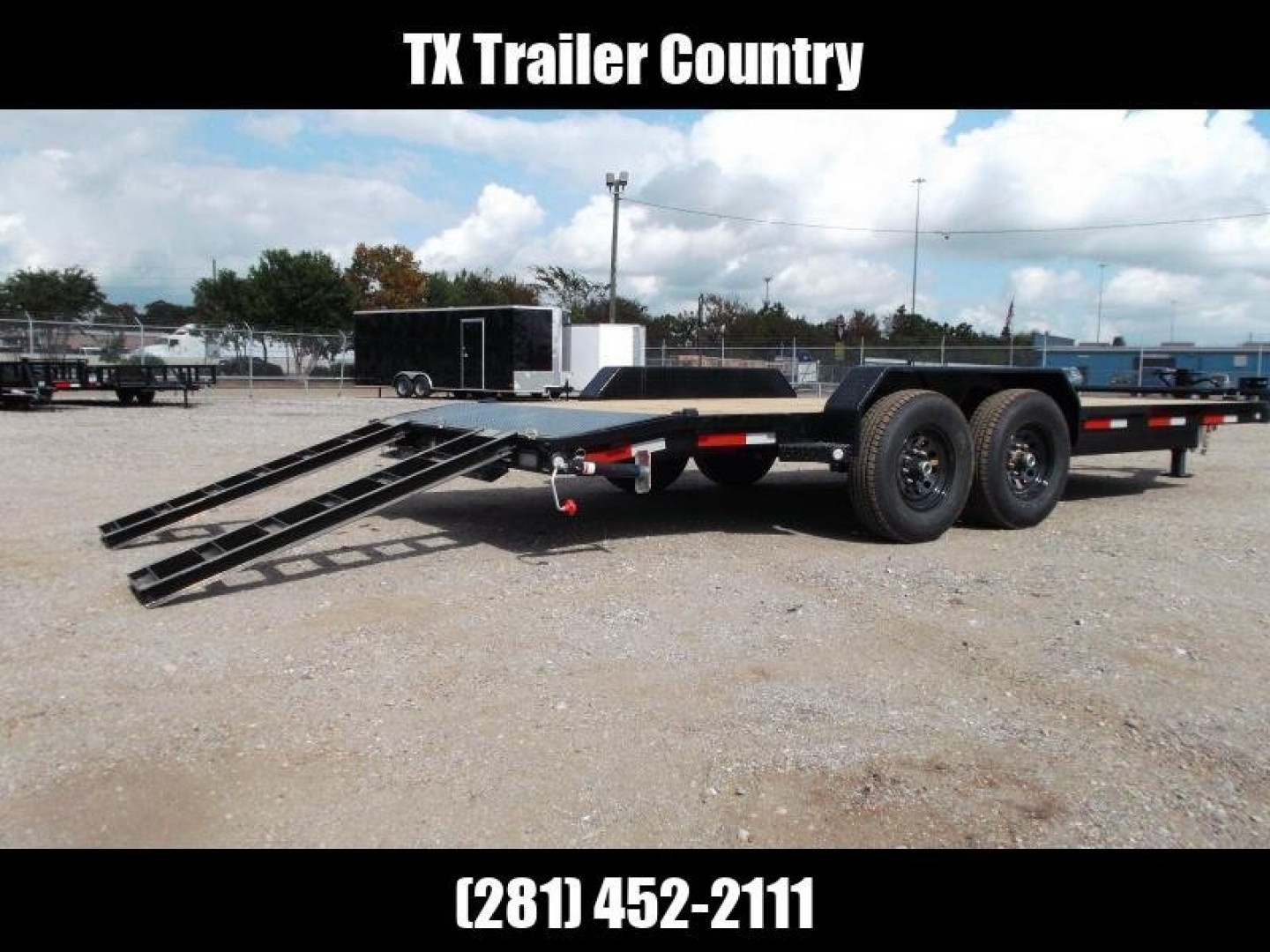 New 2026 MAXX-D 83X24 14K C6X Car Hauler / Race Car Trailer / Flatbed Trailer / Equipment Trailer / Powder Coated / 7000# Axles / LEDs / 5ft C-Channel Stow Away Ramps