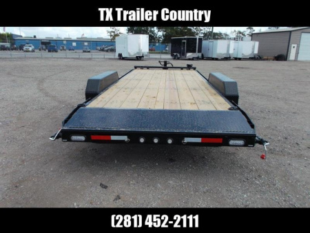 New 2026 MAXX-D 83X24 14K C6X Car Hauler / Race Car Trailer / Flatbed Trailer / Equipment Trailer / Powder Coated / 7000# Axles / LEDs / 5ft C-Channel Stow Away Ramps