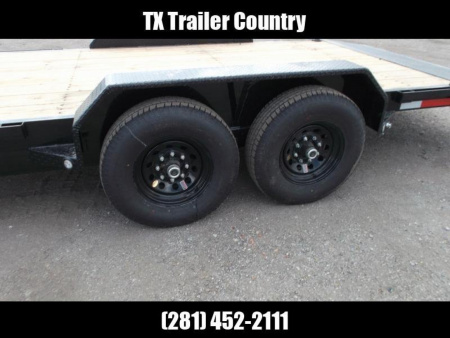 New 2026 MAXX-D 83X24 14K C6X Car Hauler / Race Car Trailer / Flatbed Trailer / Equipment Trailer / Powder Coated / 7000# Axles / LEDs / 5ft C-Channel Stow Away Ramps