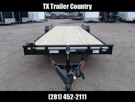 New 2026 MAXX-D 83X24 7K C4X Car Hauler / Racing Trailer / UTV Trailer / Black Powder Coated / 3500# Axles / 5ft Stow Away C-Channel Ramps