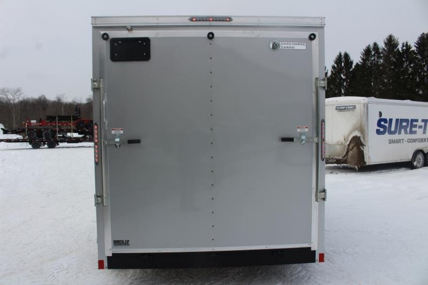 New 2026 Darkhorse Cargo 7' x 14' Enclosed Trailer - Ramp Door - 7' Interior Height - 7000# GVW