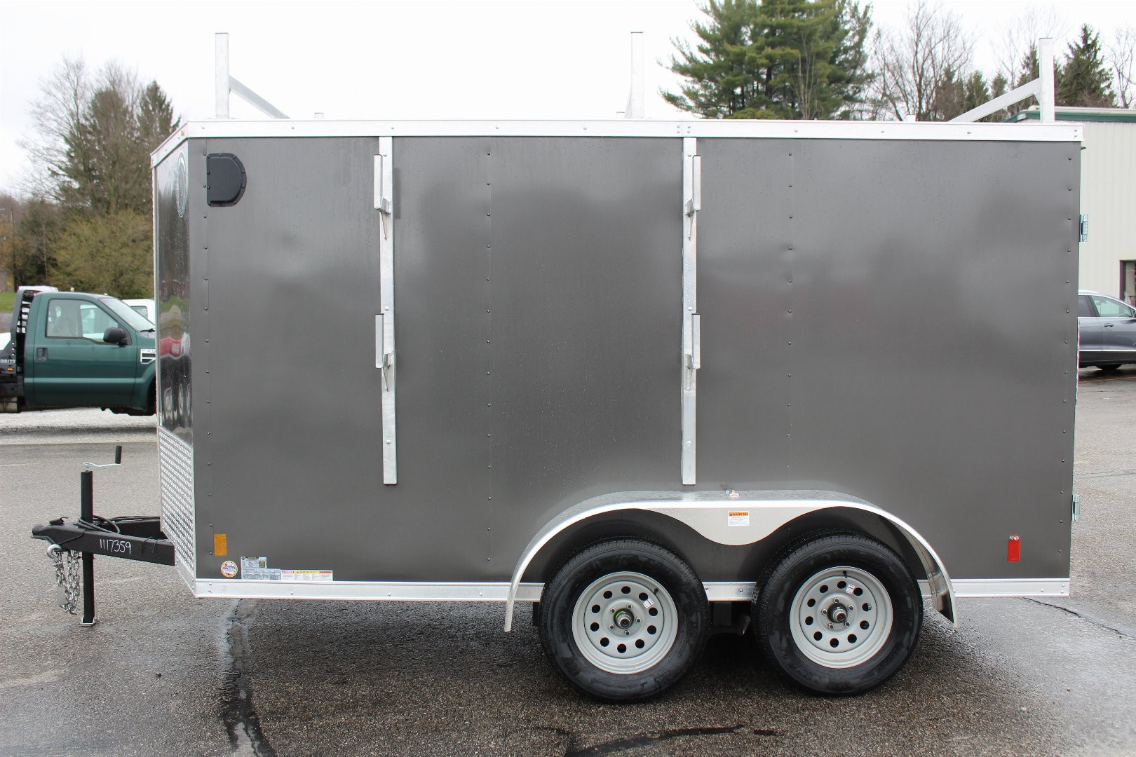 New 2025 Darkhorse Cargo DHW 6' x 12' Cargo / Enclosed Trailer - DOUBLE REAR DOOR - 7000# GVW