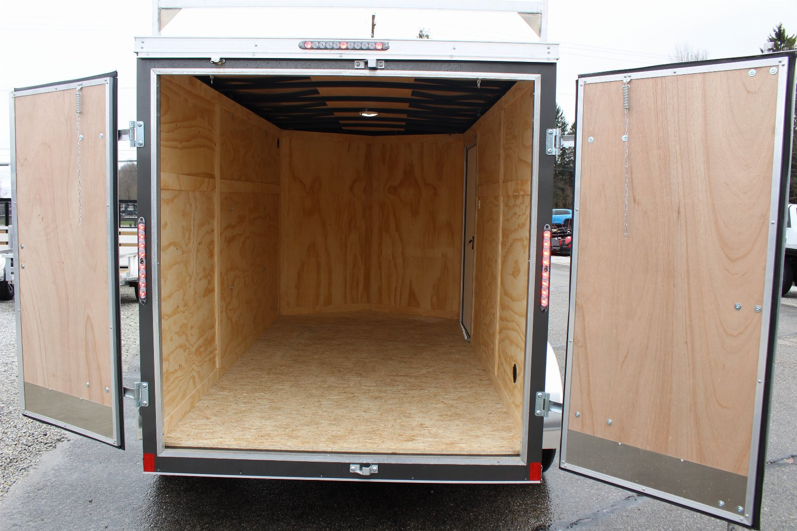 New 2025 Darkhorse Cargo DHW 6' x 12' Cargo / Enclosed Trailer - DOUBLE REAR DOOR - 7000# GVW