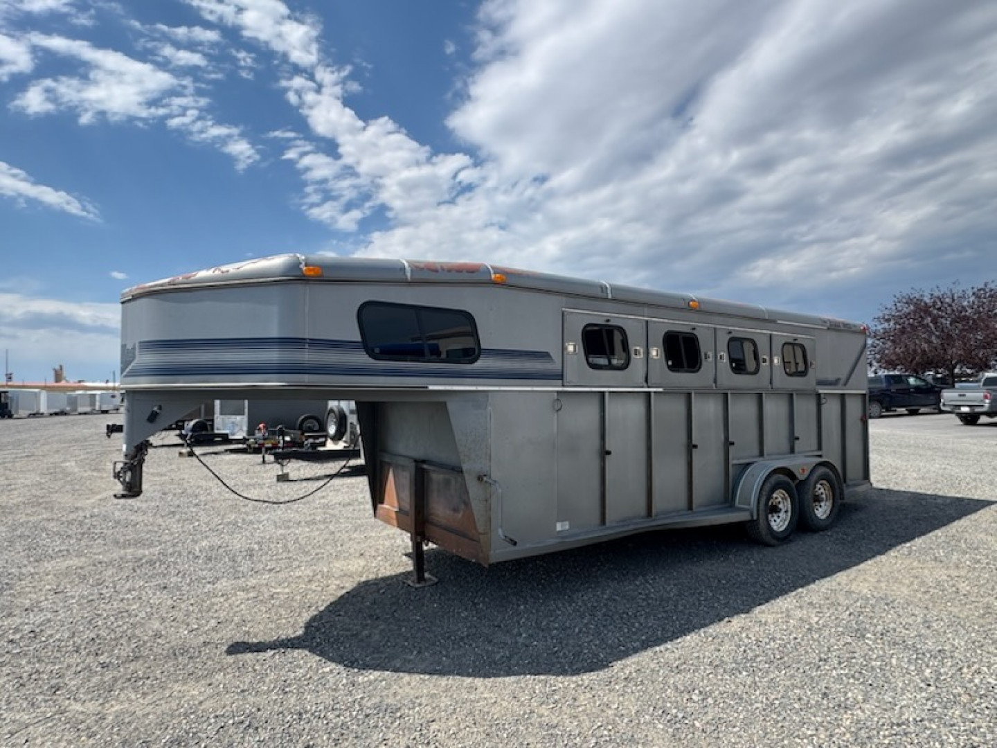 Used 1994 Trails West 4H GN Horse Trailer